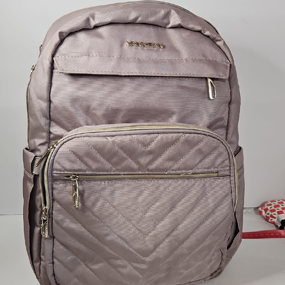 Vankean Computer Chargeable 17" Back Pack Taupe - image 1